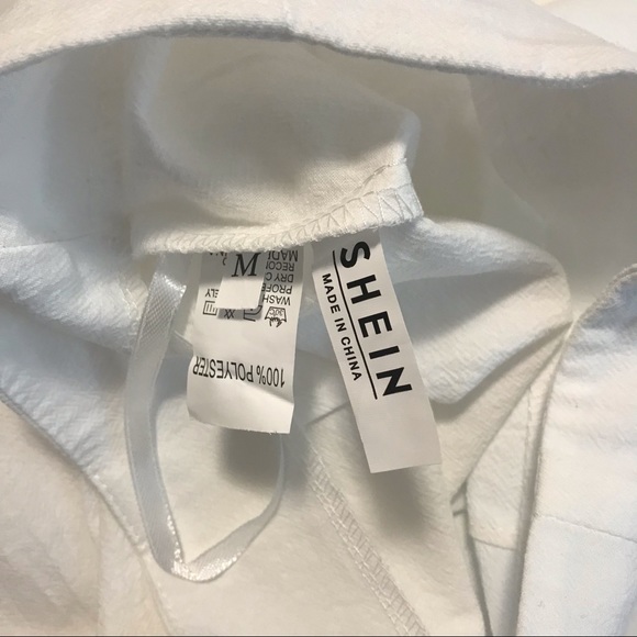 SHEIN White Wrap Skirt Size Medium - Picture 7 of 8